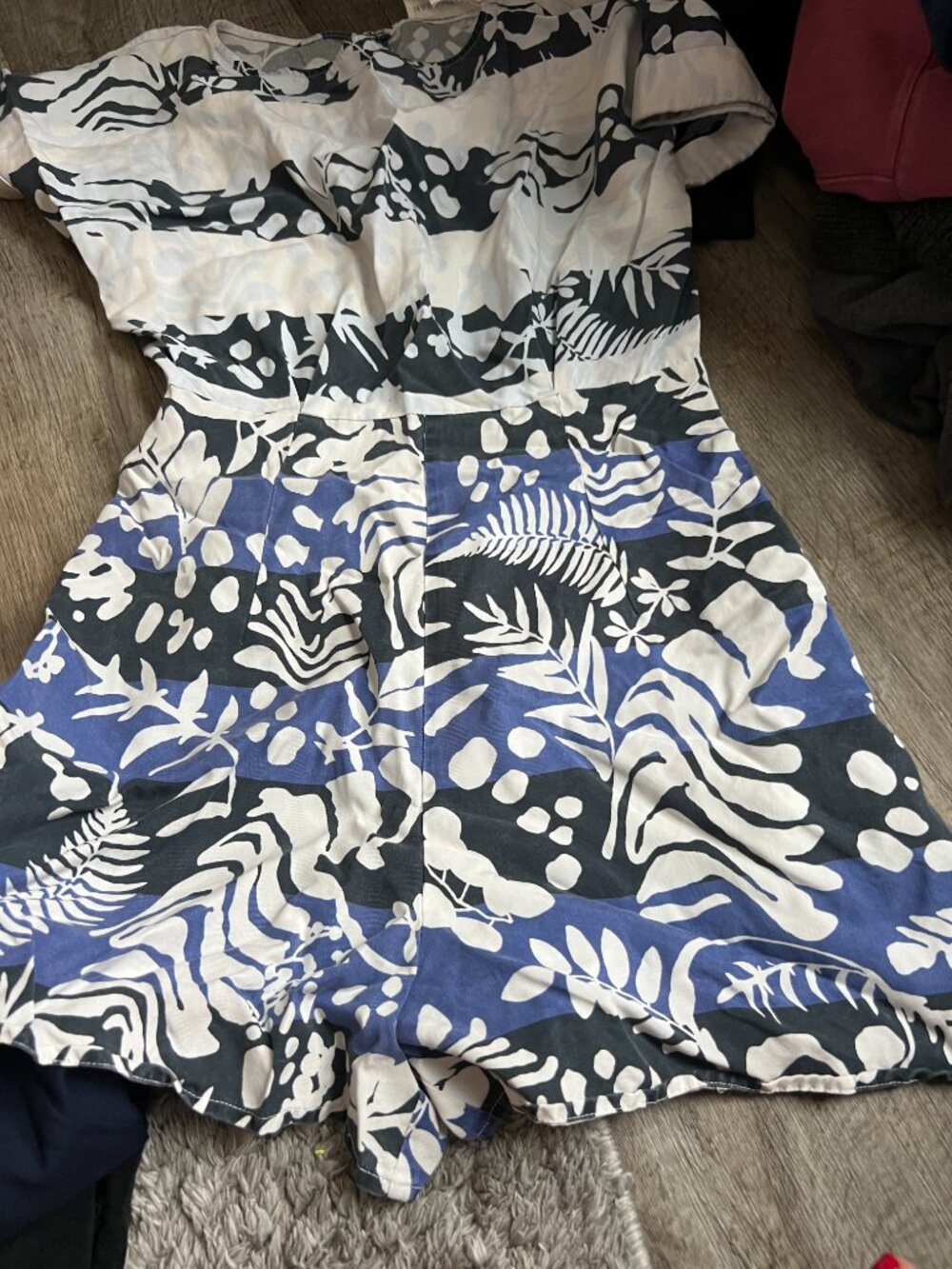 Mara Hoffman Verbena Cuffed Romper size 2 - Picture 3 of 13